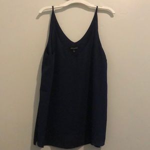 Navy tank top blouse